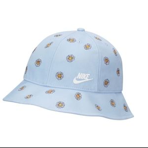 Nike Sportswear Daisy Bucket Hat / Cap Light Blue Adult Unisex S/M